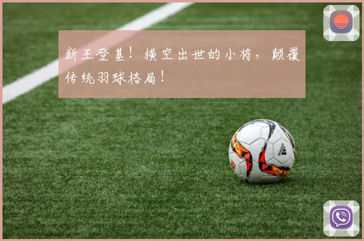 新王登基！横空出世的小将，颠覆传统羽球格局！